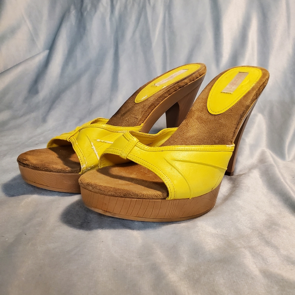 Lemon Yellow Heels